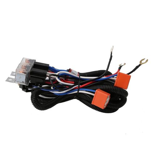 PE Tube Cable Kit, Waterproof Headlight Relay Wiring Harness Brightener, 12V for Car Headlight Parts in Kuwait