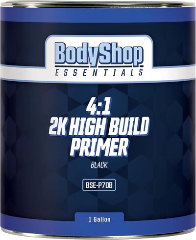 4:1 2K High-Build Primer, Black, Matte, 1 Gallon, Automotive Surfaces- Hardener sold separately in Kuwait