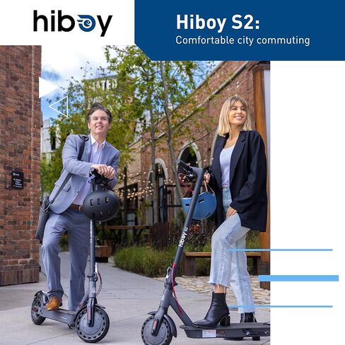 سكوتر كهربائي Hiboy S2/S2 MAX، محرك 350/500 واط، إطارات 8.5/10 بوصة، سكوتر كهربائي نطاق 17/40.4 ميل، سكوتر كهربائي قابل للطي بسرعة 19 ميل في الساعة للبالغين in Kuwait