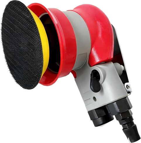 3 Inches,75mm,Pneumatic Orbital Sander,12000RPM Air Powered Random Orbital Polisher for Auto Body Work,Woodworking, and Metal Finishing,Hook and Loop Pad for Sandpaper & Sponge Balls in Kuwait