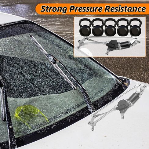 Replacement Parts for Front Windshield Wiper Linkage Assembly/Motor for Toyota Camry 2007-2011 OE:8511033050 with Camry 06-11 Windshield Wiper Arms Pair Set in Kuwait