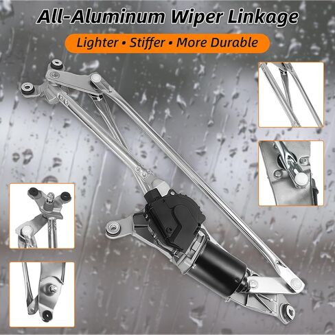 Replacement Parts for Front Windshield Wiper Linkage Assembly/Motor for Toyota Camry 2007-2011 OE:8511033050 with Camry 06-11 Windshield Wiper Arms Pair Set in Kuwait