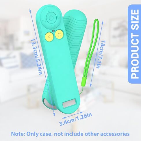 Silicone Remote Case Cover for Nex Playground Game System Accessories Protective Sleeve with Lanyard Anti Slip (Green) in Kuwait