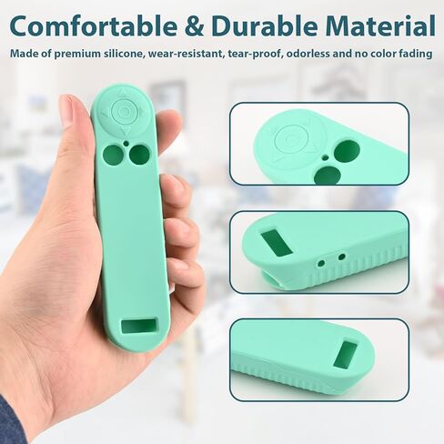 Silicone Remote Case Cover for Nex Playground Game System Accessories Protective Sleeve with Lanyard Anti Slip (Green) in Kuwait