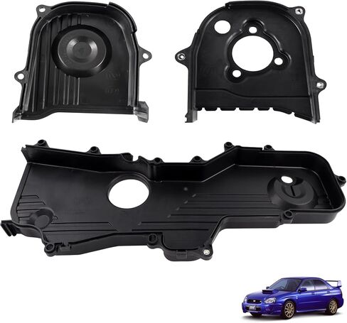 MUCO Engine Timing Belt Cover Left Inner Outer and Right Outer for Forester 2006-2010 Impreza 2008-2011 Timing Belt Cover Replace 13575AA112 13574AA081 13570AA152 3Pcs in Kuwait