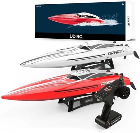 دفة الملاحة (2 قطعة) L/R والمروحة 1 قطعة لقطع غيار UDI005 Arrow RC قارب عالي السرعة in Kuwait