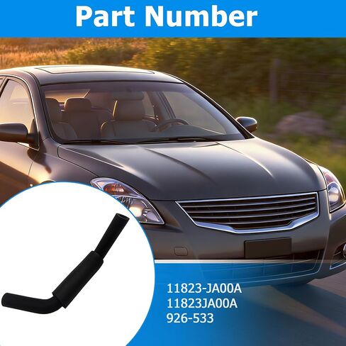 خرطوم PCV متوافق مع نيسان ألتيما 2007 2008 2009 2010 2011 2012 2013 L4 2.5L ضربة بواسطة وخرطوم جهاز تنفس مزود بكارتير in Kuwait