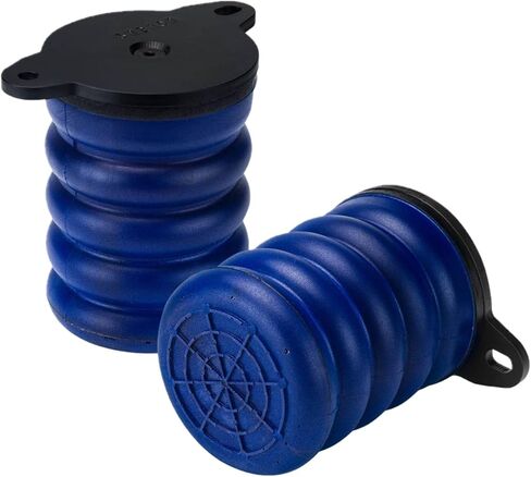 سوبر سبرينجس SSR-402-40 | SumoSprings خلفي لسيارة جيب شيروكي XJ | زوج يسار/يمين | سعة 1000 (رطل) عند ضغط 50% | صُنع في الولايات المتحدة الأمريكية، أزرق in Kuwait