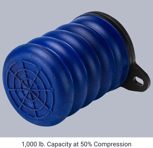 سوبر سبرينجس SSR-402-40 | SumoSprings خلفي لسيارة جيب شيروكي XJ | زوج يسار/يمين | سعة 1000 (رطل) عند ضغط 50% | صُنع في الولايات المتحدة الأمريكية، أزرق in Kuwait