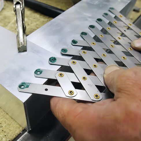 Rivet Fan Spacer Tool｜Stainless Steel Rivet Spacer Tool with 10 Hole Layout｜for Rivet Hole Marking, Spacing, Drilling in Kuwait