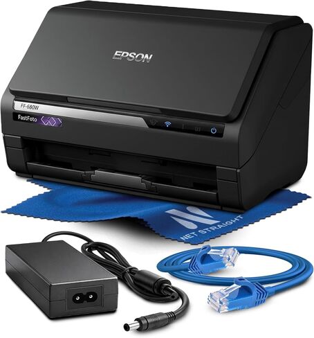 FastFoto FF-680W Wireless High-Speed Photo Scanner for Old Pictures to Digital Fast, Batch Photo Scanner with Feeder, Duplex Document Scanner with OCR, 600 DPI in Kuwait