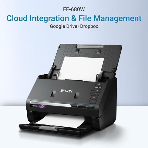 FastFoto FF-680W Wireless High-Speed Photo Scanner for Old Pictures to Digital Fast, Batch Photo Scanner with Feeder, Duplex Document Scanner with OCR, 600 DPI in Kuwait
