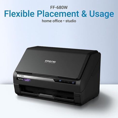FastFoto FF-680W Wireless High-Speed Photo Scanner for Old Pictures to Digital Fast, Batch Photo Scanner with Feeder, Duplex Document Scanner with OCR, 600 DPI in Kuwait