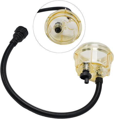 Fuel Bowl Replacement for for Renault D13 VNL Trucks – Direct Fit OEM 21333413, 21337071, 7420808386, 7420870050 – ABS Construction, Black/Yellow in Kuwait