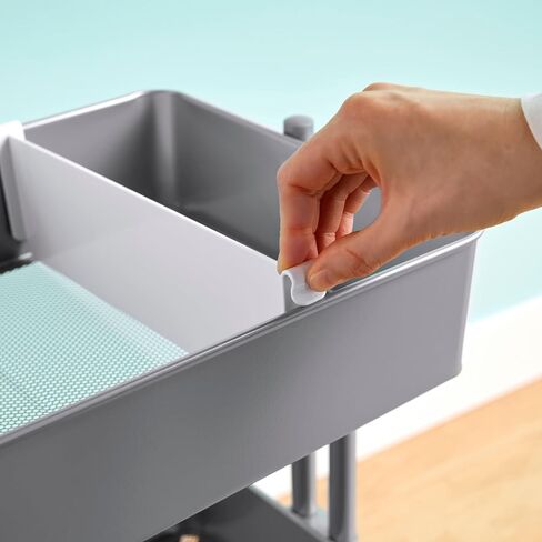 Simply Tidy White Cart Tray Dividers – Clip-On ABS Plastic Dividers for Organizing Craft Supplies, Compatible with Lexington, Hudson & Gramercy Carts, 12 Pack in Kuwait