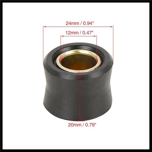 10pcs Motorcycle 12mm Inner Dia Rear Shock Absorber Cushion Rubber Ring Shock Absorber Bushing Durable Material in Kuwait