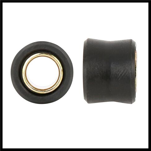 10pcs Motorcycle 12mm Inner Dia Rear Shock Absorber Cushion Rubber Ring Shock Absorber Bushing Durable Material in Kuwait