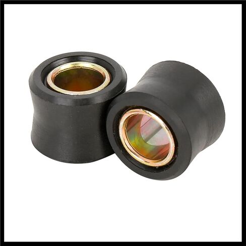 10pcs Motorcycle 12mm Inner Dia Rear Shock Absorber Cushion Rubber Ring Shock Absorber Bushing Durable Material in Kuwait