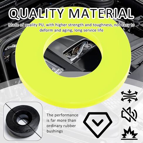 2PCS Silencer Shock Bushings Heavy Duty,Soundproof Car Shock Absorber Bushings for Vibration and Noise Reduction,Universal Suspension Bushing Car Accessories in Kuwait