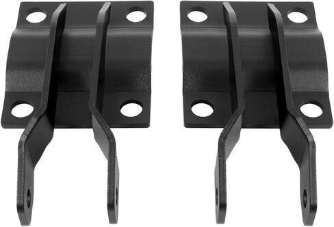 Rear Ladder Traction Bar & Mounting Bracket Kit - for Ford F150 4X4 4WD 2015-2020 Pickup Truck Replacement Parts & Accessories - Black Powder Coated Steel Rear Traction Bar + Axle & Frame Bracket in Kuwait