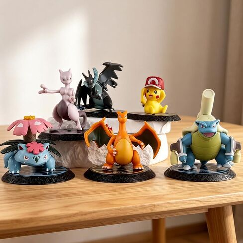 6Pcs Pokemon Cake Decorations in Kuwait