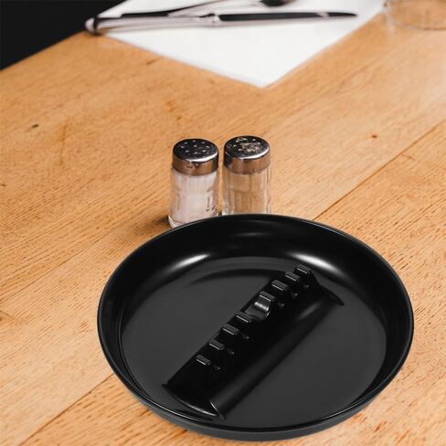 CHILDWEET Car Ashtray with 7 Slots Round Plastic Automotive Ash Holder for Cigarettes Portable Interior Accessory 6.88X6.88X1.25 Inch Set of 2 in Kuwait