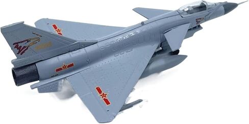 Miniature Scale 1: 144 for Chinese J10 Fighter Model Alloy Static Finished Aircraft Military Flying Toy Game Kits in Kuwait