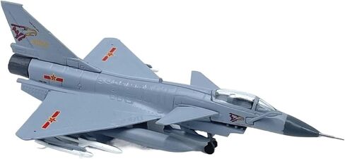 Miniature Scale 1: 144 for Chinese J10 Fighter Model Alloy Static Finished Aircraft Military Flying Toy Game Kits in Kuwait
