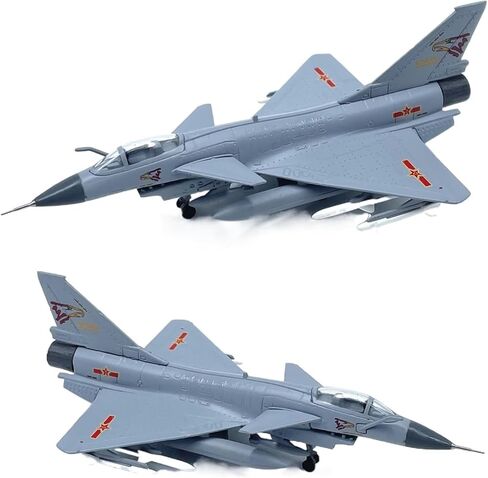 Miniature Scale 1: 144 for Chinese J10 Fighter Model Alloy Static Finished Aircraft Military Flying Toy Game Kits in Kuwait