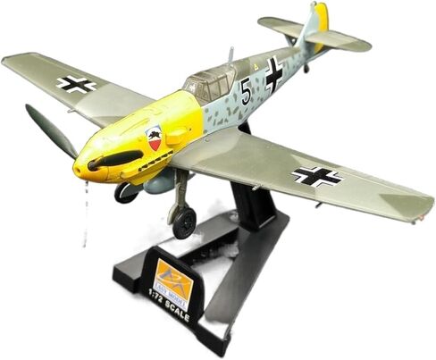 Miniature Scale 1 72 for German BF109E Fighter Model Static Die-cast Aircraft Military Flying Toy Game Kits in Kuwait
