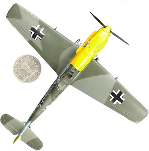 Miniature Scale 1 72 for German BF109E Fighter Model Static Die-cast Aircraft Military Flying Toy Game Kits in Kuwait