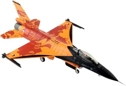 مقياس مصغر 1/72 للقوات الجوية الهولندية F-16am مقاتلة سبيكة يموت الصب نموذج طائرة لعبة طائرة عسكرية لعبة أطقم in Kuwait