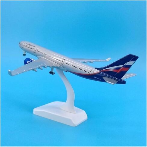Miniature Scale 20cm for Aeroflot Russian Aircraft Model A330 Diecast Metal Airplanes with Landing Gears Wheels Flying Toy Game Kits in Kuwait