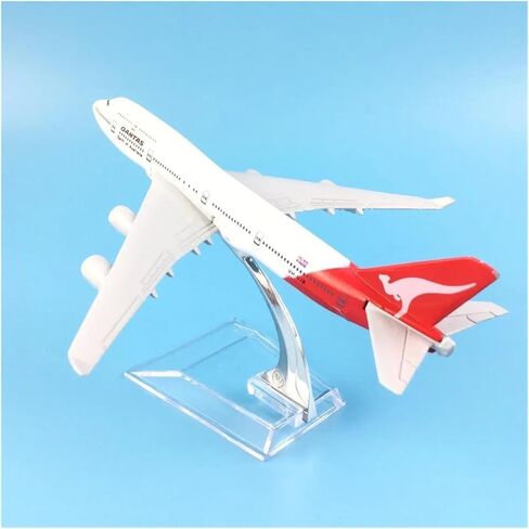 Miniature Scale 1 400 for Australian Air Qantas B747 Airlines Plane Model 16cm Metal Aircraft Airplane W Stand Flying Toy Game Kits in Kuwait