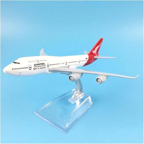 Miniature Scale 1 400 for Australian Air Qantas B747 Airlines Plane Model 16cm Metal Aircraft Airplane W Stand Flying Toy Game Kits in Kuwait