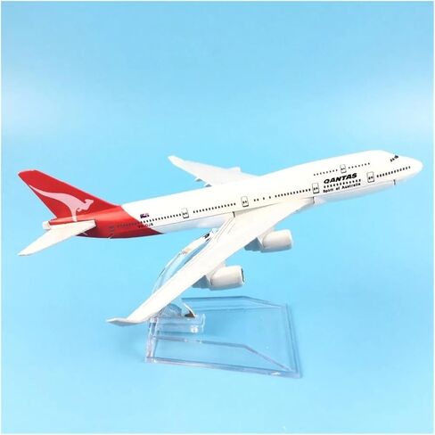 Miniature Scale 1 400 for Australian Air Qantas B747 Airlines Plane Model 16cm Metal Aircraft Airplane W Stand Flying Toy Game Kits in Kuwait