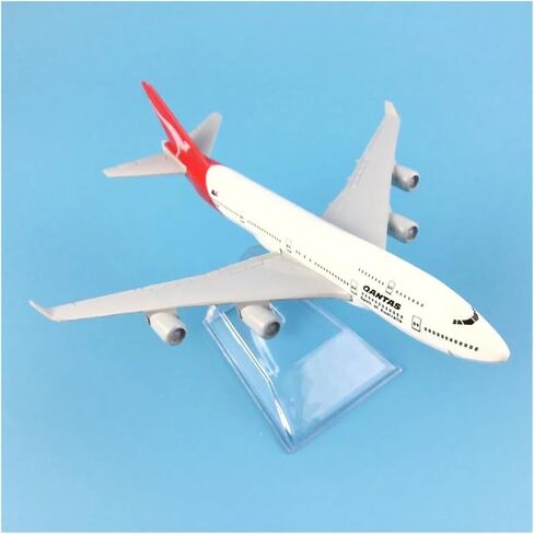 Miniature Scale 1 400 for Australian Air Qantas B747 Airlines Plane Model 16cm Metal Aircraft Airplane W Stand Flying Toy Game Kits in Kuwait