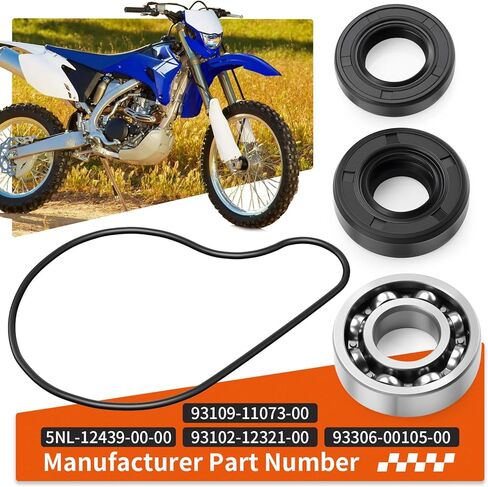 لياماها WR250F YZ250F 2001-2013 مضخة مياه ومحمل مع ختم الزيت 5NL-12439-00-00 in Kuwait