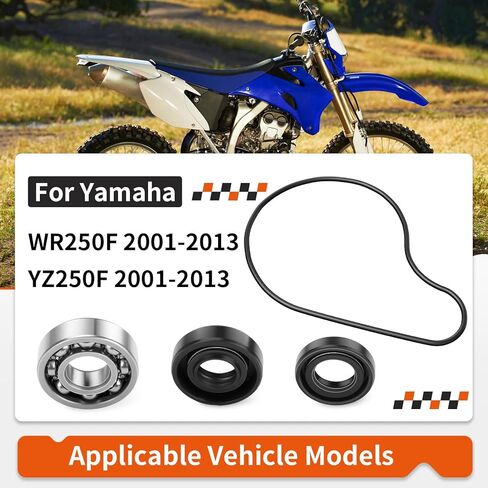 لياماها WR250F YZ250F 2001-2013 مضخة مياه ومحمل مع ختم الزيت 5NL-12439-00-00 in Kuwait