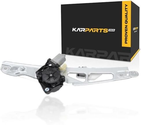 KarParts360 For Chevy Impala 2014-2020 Window Regulator Assembly Passenger Side | Rear | Power | 2 Pins Connector | 13.5 Voltage | Replacement For GM1551171 | 23168662 in Kuwait