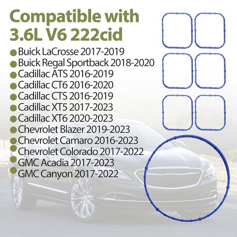 مجموعة حشية مشعب سحب المحرك المتوافقة مع GM 3.6L V6 222cid Repalces 97649 in Kuwait