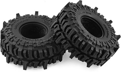 1.9" Soft Rubber Crawler Tires, Aggressive Off-Road Tread, Foam Inserts for 1/10 SCX10, TRX4, Redcat RC Rock Crawler in Kuwait