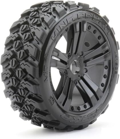 إطارات Powerhobby 1/8 Buggy King Cobra بحزام مثبتة بعجلات مخلبية مقاس 17 مم (4) in Kuwait