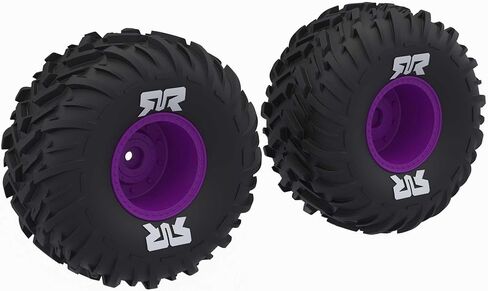 ARRMA dBoots Cut Chevron MT Tire Set Glued - Purple, ARA-2576 in Kuwait