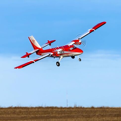 E-flite DHC-6 Twin Otter 1.4m BNF Basic مع AS3X+ وSafe Select EFL32050 in Kuwait