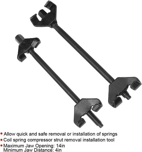 14in Coil Spring Compressor Kit Coil Spring Strut Remover Removal Tool for Strut Removal Installation with Iron Material in Kuwait
