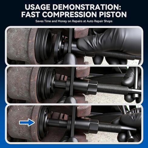 KELIN 22pc Brake Caliper Compression Tool Set, Heavy Duty Brake Piston Compressor Tool and Wind Back Tool Kit for Brake Pad Replacement, Universal Disc Brake Caliper Tool Kit with Case in Kuwait