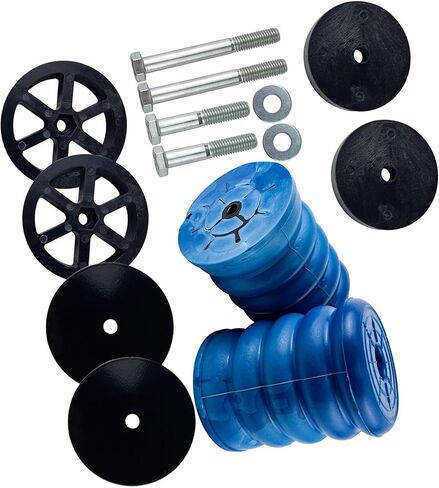 إيقاف الصدمات الخلفي المساعد SSR-121-40 متوافق مع Ford Transit 150 250 350 350HD، 2015-2025 RWD / 2020-2025 4WD، زوج واحد من النوابض المساعدة للتعليق الخلفي in Kuwait