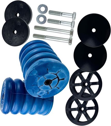 إيقاف الصدمات الخلفي المساعد SSR-121-40 متوافق مع Ford Transit 150 250 350 350HD، 2015-2025 RWD / 2020-2025 4WD، زوج واحد من النوابض المساعدة للتعليق الخلفي in Kuwait
