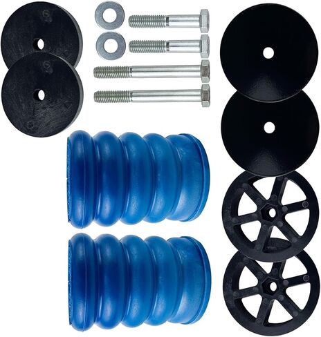 إيقاف الصدمات الخلفي المساعد SSR-121-40 متوافق مع Ford Transit 150 250 350 350HD، 2015-2025 RWD / 2020-2025 4WD، زوج واحد من النوابض المساعدة للتعليق الخلفي in Kuwait